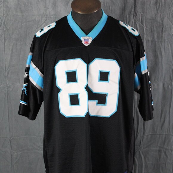 Carolina Panthers Jersey (Retro) - Steve Smith 89 by Reebok - Men's XL - Picture 1 of 13